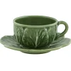 Bordallo Pinheiro Bordallo Pinheiro|Teacups & Saucers|Cabbage Teacup & Saucer