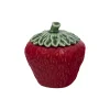 Bordallo Pinheiro Storage Jars|Bordallo Pinheiro|Strawberry Small Jar