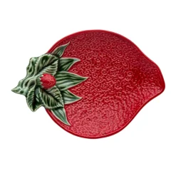 Bordallo Pinheiro Home Accents|Bordallo Pinheiro|Strawberry Olive Dish