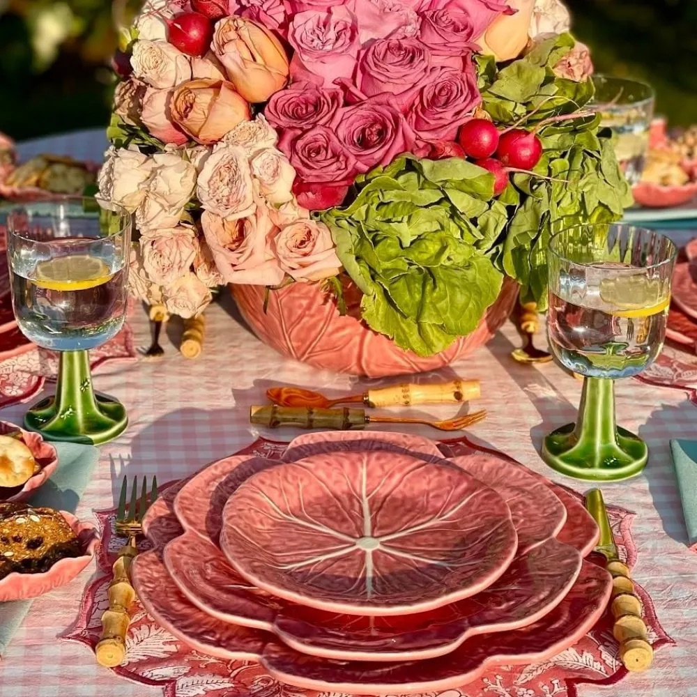 Bordallo Pinheiro Bordallo Pinheiro|Pink Cabbage Charger Plate