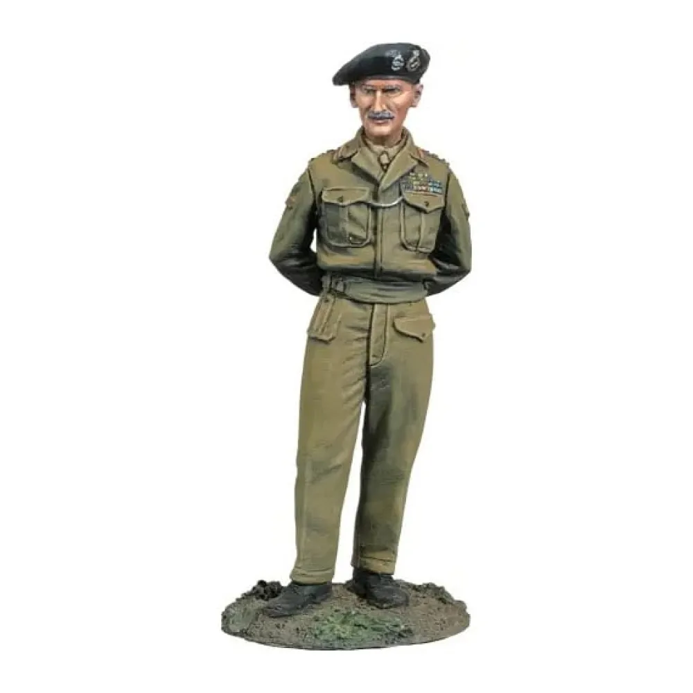 W. Britain Miniatures|British Field Marshall Bernard Montgomery, 1944–45 Figurine