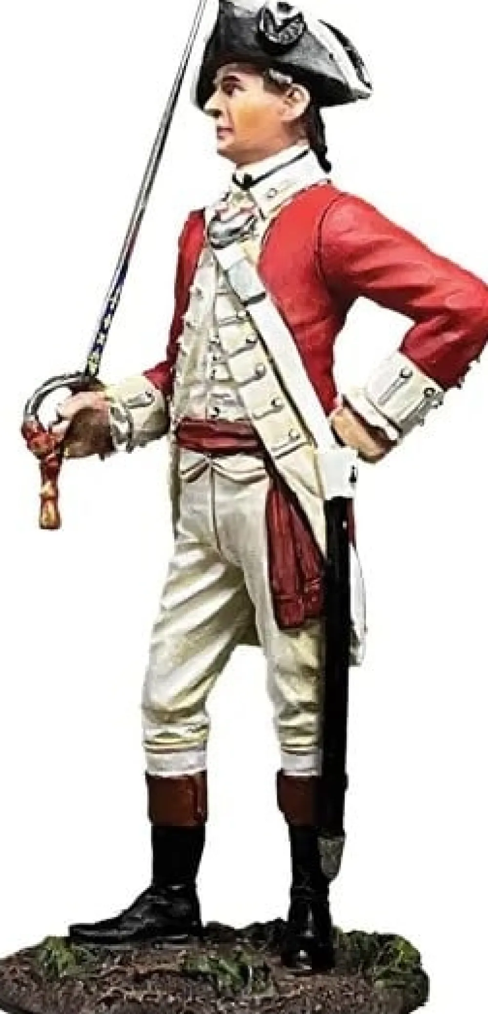W. Britain Miniatures|British 43rd Regiment of Foot Company Officer, Standing, 1780 Figurine