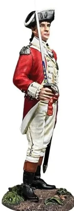 W. Britain Miniatures|British 43rd Regiment of Foot Company Officer, Standing, 1780 Figurine