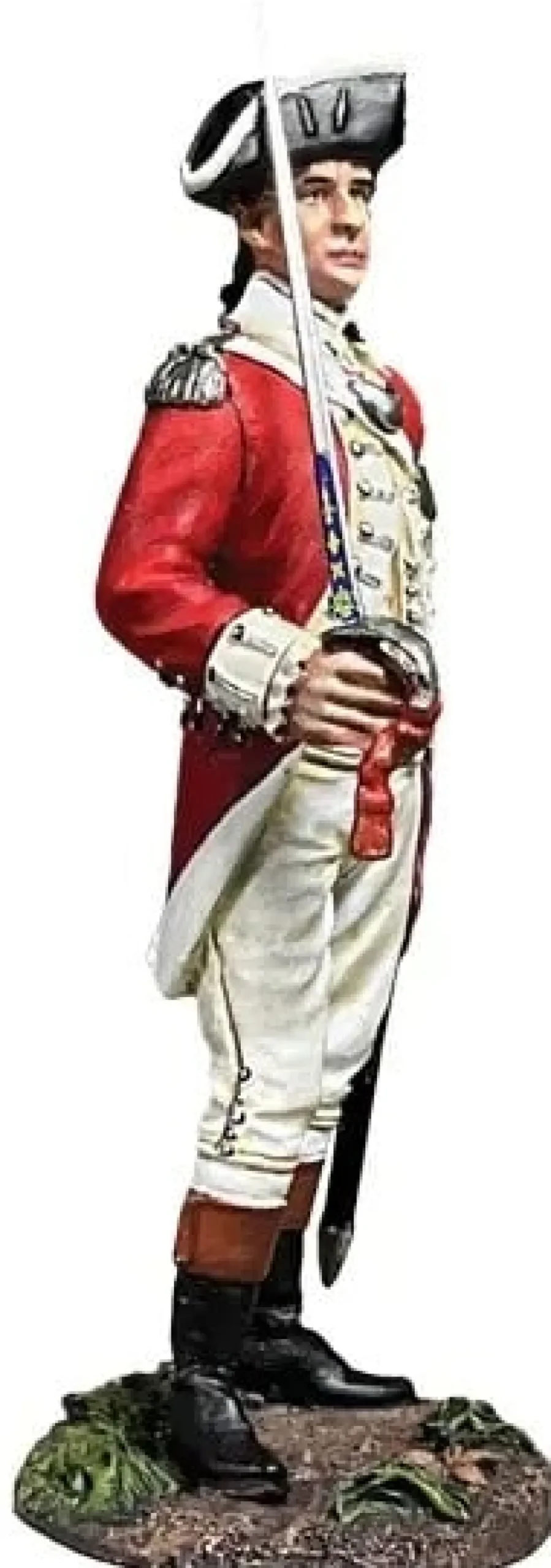 W. Britain Miniatures|British 43rd Regiment of Foot Company Officer, Standing, 1780 Figurine