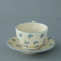 Brixton Pottery Brixton Pottery|Teacups & Saucers|Cornflower Breakfast Cup & Saucer