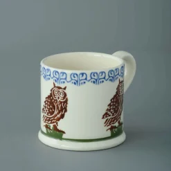 Brixton Pottery Brixton Pottery|Assorted Mugs|Owl on a Stump Small Mug