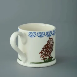 Brixton Pottery Brixton Pottery|Assorted Mugs|Owl on a Stump Small Mug