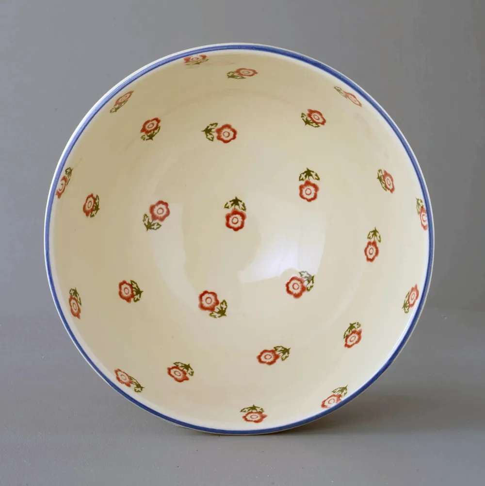 Brixton Pottery Brixton Pottery|Scattered Rose Deep Serving Bowl