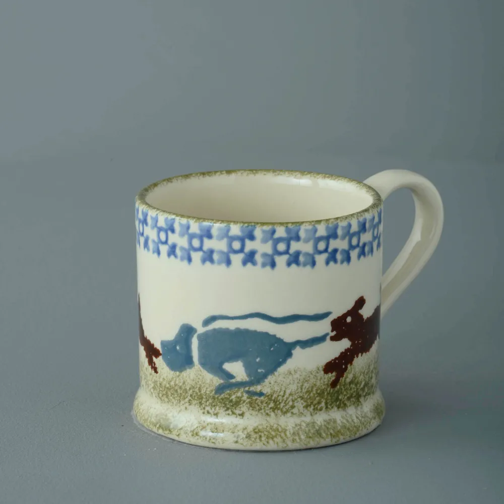 Brixton Pottery Brixton Pottery|Assorted Mugs|Scottie Dog Chasing Small Mug