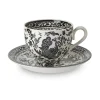 Burleigh Pottery Burleigh Pottery|Teacups & Saucers|Black Regal Peacock Teacup & Saucer