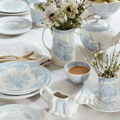 Burleigh Pottery Burleigh Pottery|Tea Plates|Blue Asiatic Pheasants Small Plate