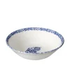 Burleigh Pottery Burleigh Pottery|Blue Calico Cat Cereal Bowl