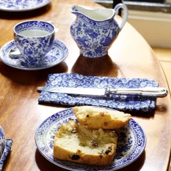 Burleigh Pottery Burleigh Pottery|Teacups & Saucers|Blue Regal Peacock Teacup & Saucer