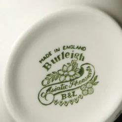 Burleigh Pottery Burleigh Pottery|Creamers & Sugar Bowls|Dark Green Asiatic Pheasants Small Sugar Bowl
