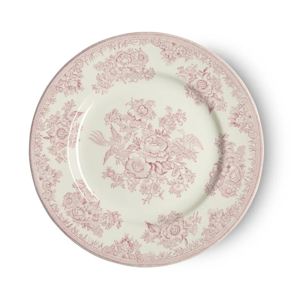 Burleigh Pottery Burleigh Pottery|Tea Plates|Pink Asiatic Pheasants Small Plate