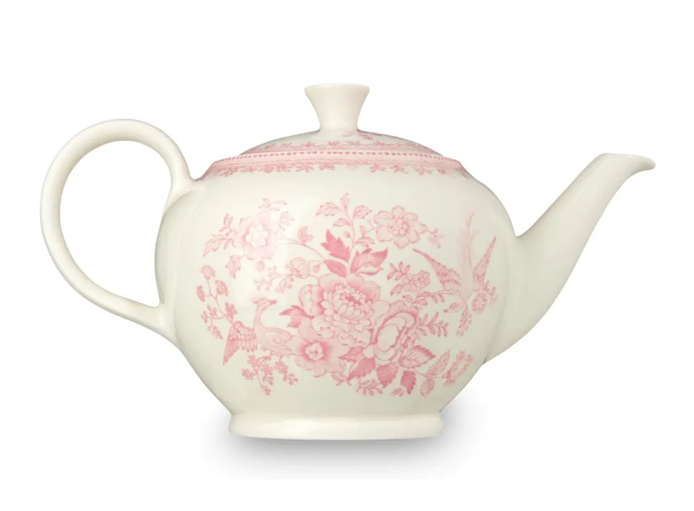 Burleigh Pottery Burleigh Pottery|Teapots|Pink Asiatic Pheasants Large Teapot