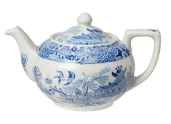 Burleigh Pottery Burleigh Pottery|Teapots|Torquay Blue Willow Small Teapot