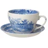 Burleigh Pottery Burleigh Pottery|Teacups & Saucers|Torquay Blue Willow Breakfast Cup & Saucer