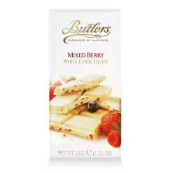 British Chocolate|Butlers White Chocolate Mixed Berries Bar