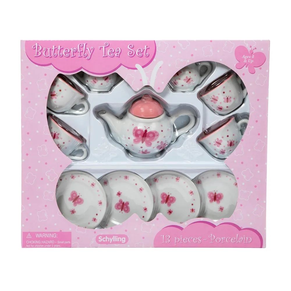 Children's Tea Sets|Toys|Butterfly Boxed Tea Set