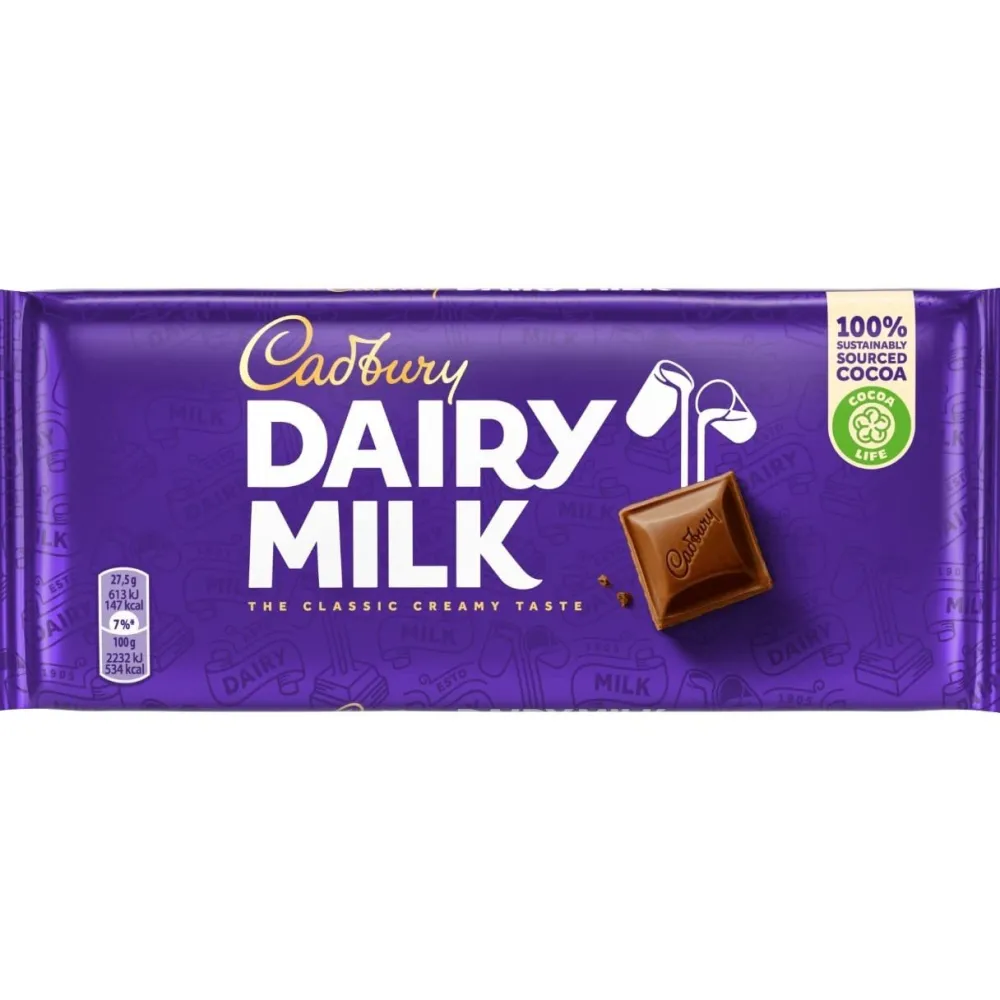British Chocolate|Cadbury Dairy Milk Bar 110g