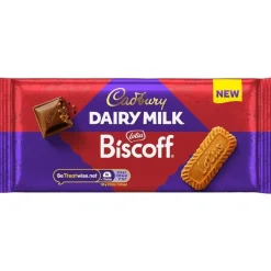 British Chocolate|Cadbury Dairy Milk Biscoff Bar 95g