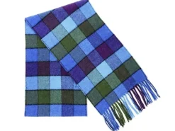 Scarves & Wraps|Calzeat of Scotland Lagos Carousel Border Lambswool Scarf