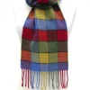 Scarves & Wraps|Calzeat of Scotland Lagos Funfair Border Lambswool Scarf