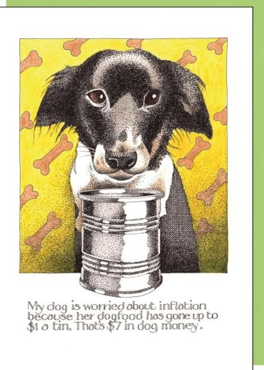 Greeting Cards|Canine Inflation Greeting Card