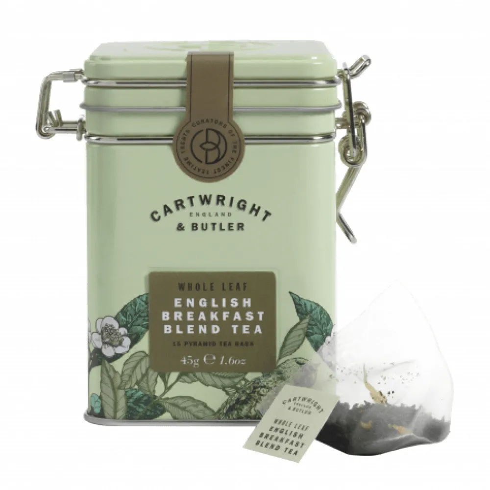 Cartwright & Butler Other Favourites|English Breakfast Whole Leaf Tea Bags Caddy 15s