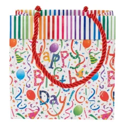 Caspari Gift Bags|Happy Birthday Small Gift Bag