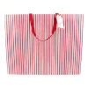 Caspari Gift Bags|Stripes For Days Red/White Jumbo Gift Bag