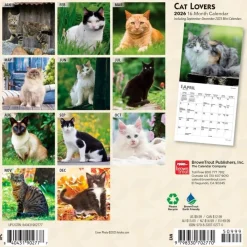 Calendars|Cat Lovers 2026 Mini Wall Calendar