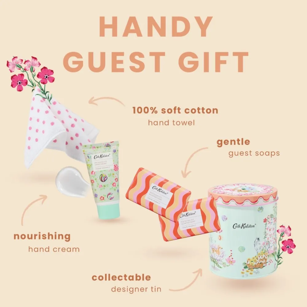 Bath Accessories|Lotions & Creams|Cath Kidston Carnival Parade Handy Guest Gift Tin