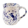 Ceramic Inspirations Assorted Mugs|Blue Splatter Curved Mug
