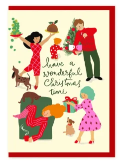 Boxed Cards|Charity Bag Christmas Family Card Pack