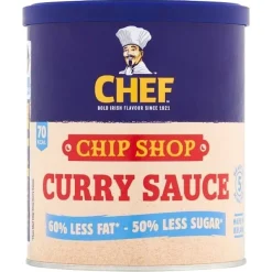 Curries, Chutneys & Pickles|Chef Reduced Sugar Chip Shop Curry SauceTub 250g