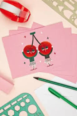 Boxed Cards|Cherry Dancers Big Notecards