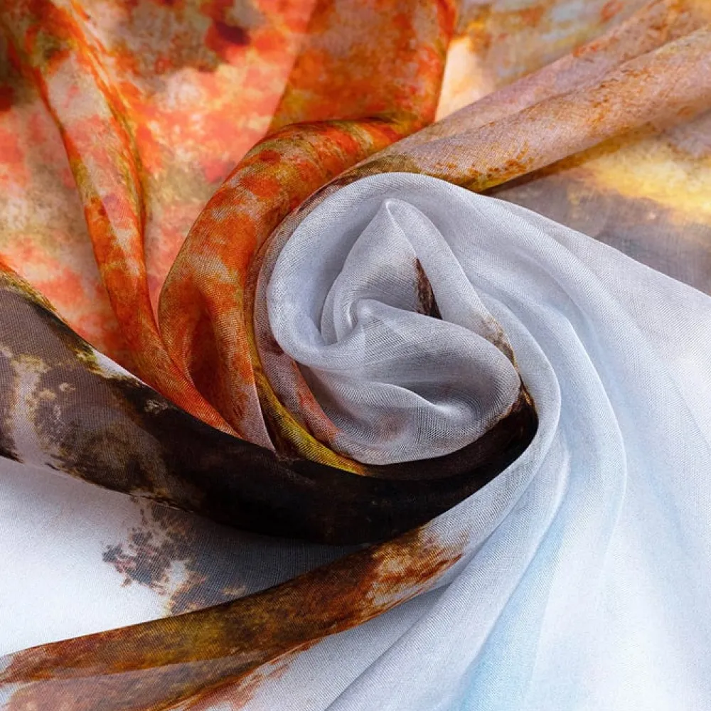 Scarves & Wraps|Cultural Icons|Claude Monet Poppy Field Silk Scarf