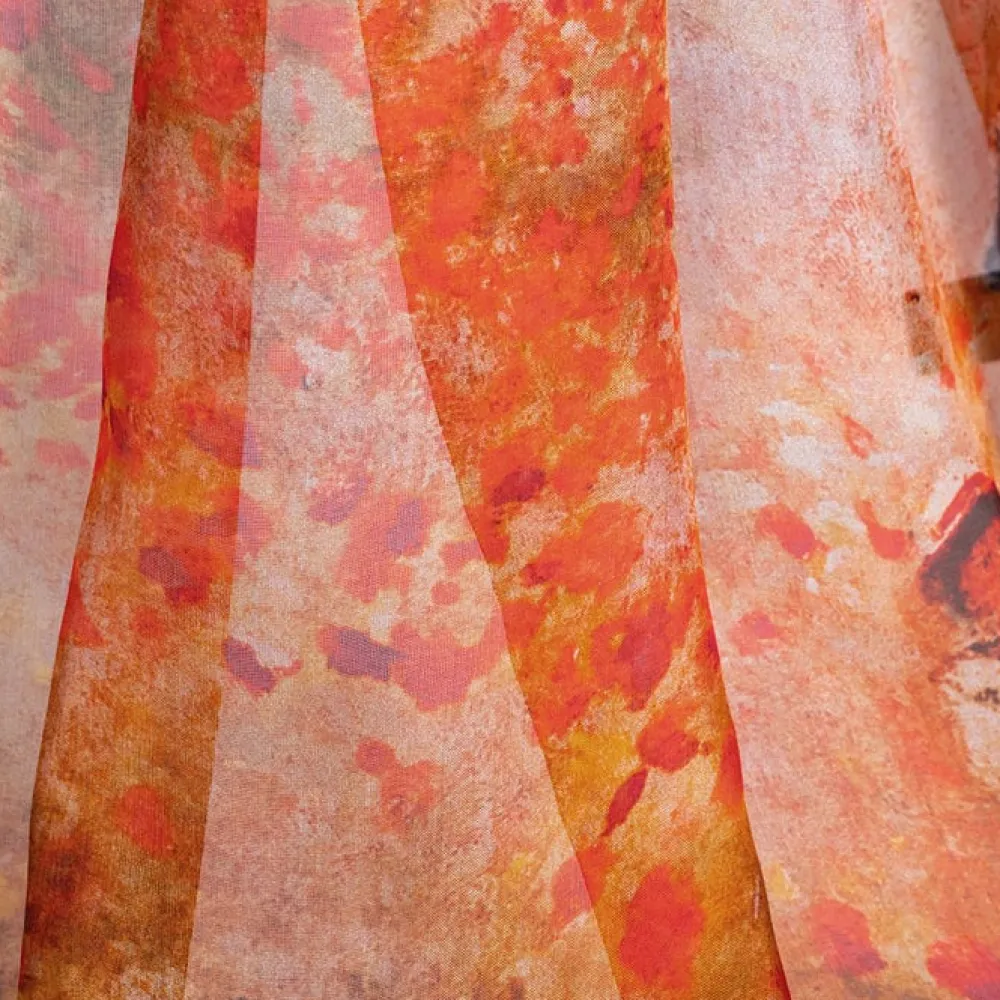 Scarves & Wraps|Cultural Icons|Claude Monet Poppy Field Silk Scarf