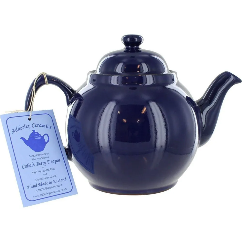 Teapots|Cobalt Blue Betty 6 Cup Teapot