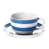 Cornishware Cornishware|Teacups & Saucers|Blue Breakfast Cup & Saucer