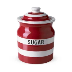 Cornishware Storage Jars|Cornishware|Red Sugar Storage Jar