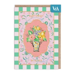 Greeting Cards|Cottagecore Large Vase Birthday Card