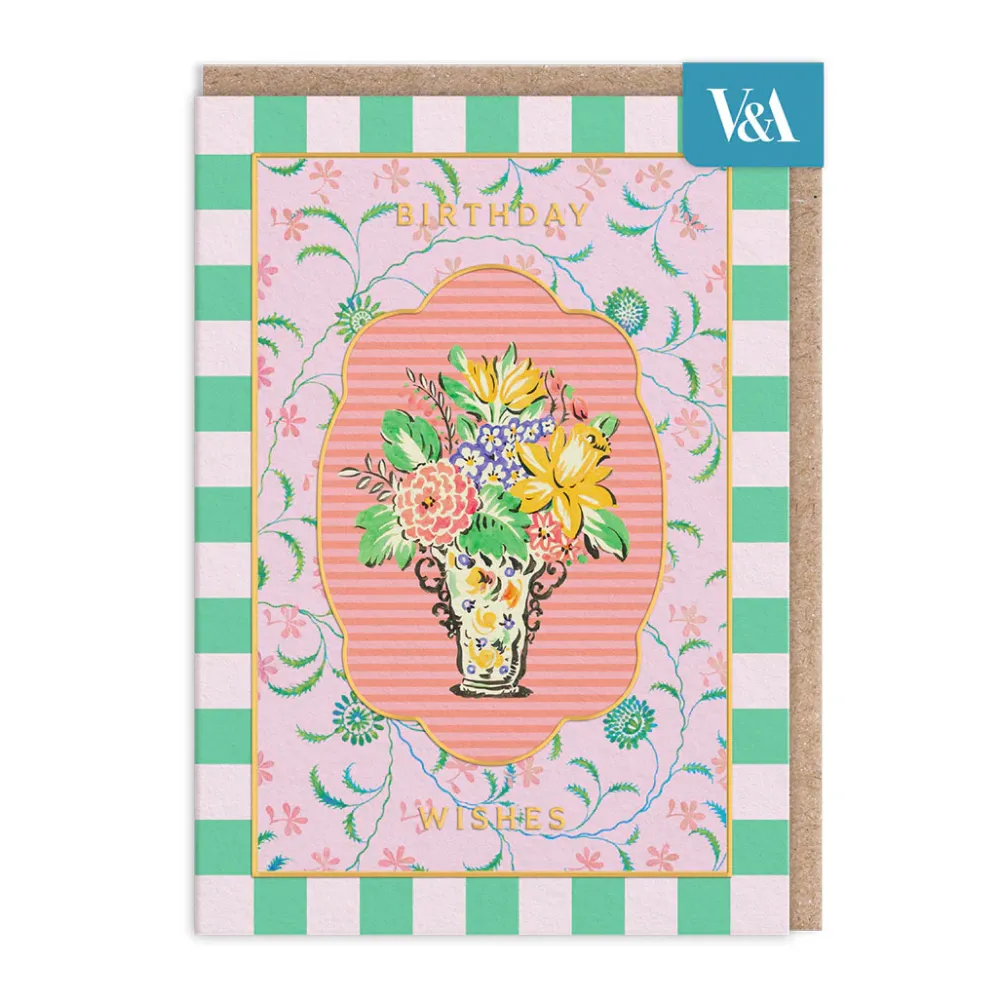 Greeting Cards|Cottagecore Large Vase Birthday Card