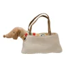 Soft Toys|Toys|Cotton Removable Dachshund in Carrier