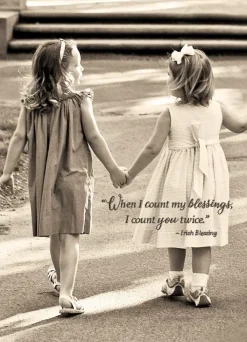 Greeting Cards|Count You Twice Greeting Card