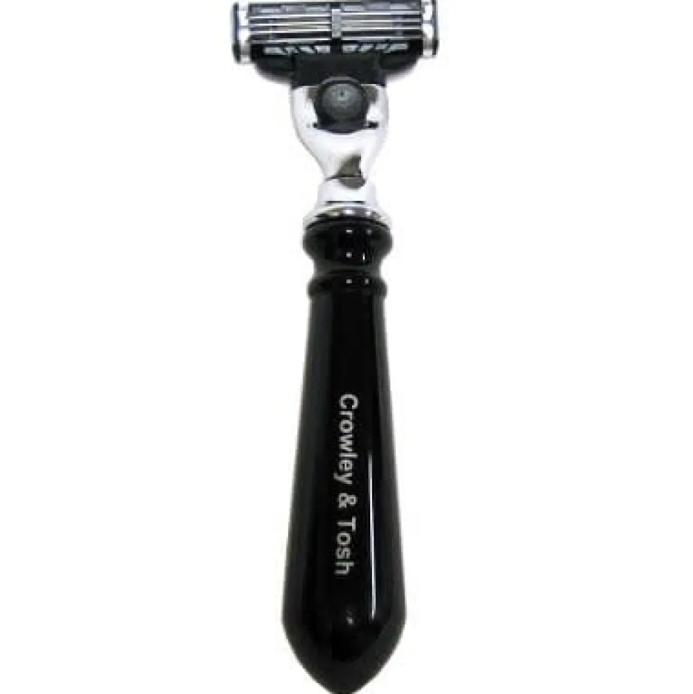 Razors|Crowley & Tosh Imitation Ebony Mach 3 Razor m15ks