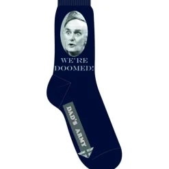 Socks|Dad's Army We're Doomed Navy Socks