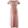 Robes, Nightgowns & Dresses|Darcy Pink Ruffle Short-Sleeve Nightgown